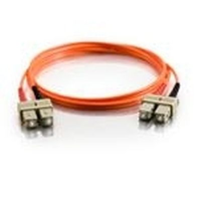 C2G 2m SC/SC LSZH Duplex 50/125 Multimode Fibre Patch Cable netwerkkabel Oranje