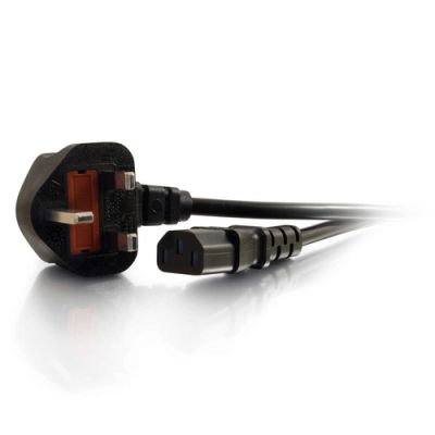 C2G 10m Power Cable Zwart BS 1363 C13 stekker