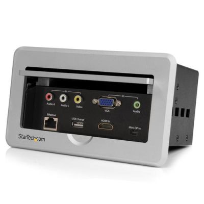 StarTech.com In vergadertafel te monteren connectiviteitsbox HDMI / VGA / Mini DisplayPort naar HDMI