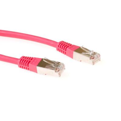 ACT Rode 0,5 meter LSZH F/UTP CAT5E patchkabel met RJ45 connectoren