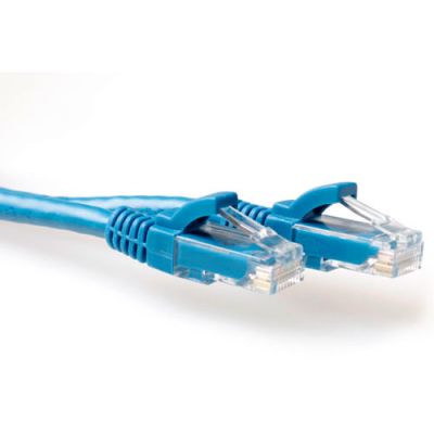 ACT Blauwe 3 meter U/UTP CAT6 patchkabel snagless met RJ45 connectoren