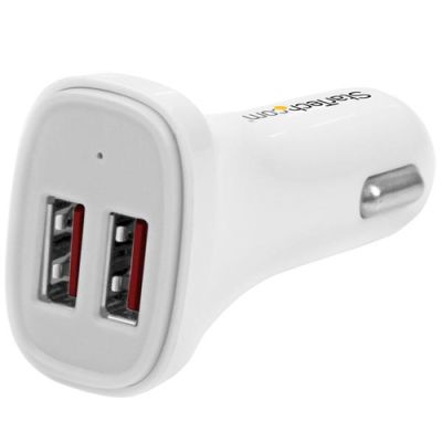 StarTech.com USB2PCARWHS, Auto, Sigarettenaansteker, 5 V, Wit