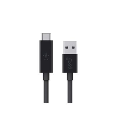 Belkin USB-A - USB-C, 0.9m, 0,9 m, USB A, USB C, USB 3.2 Gen 2 (3.1 Gen 2), Mannelijk/Mannelijk, Zwart