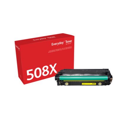 Everyday Geel Toner vervangt de HP 508X (CF362X/ CRG-040HY), 9500 pagina's, 9500 pagina's, Geel, 1 s