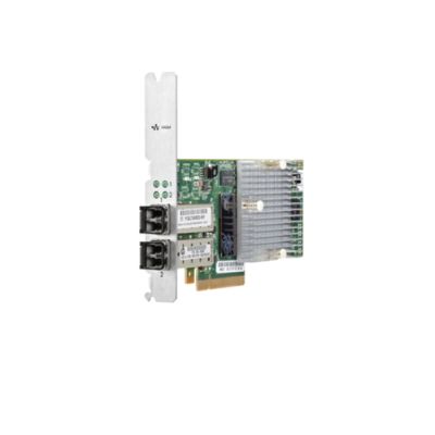 Hewlett Packard Enterprise 3PAR StoreServ 8000 2-port 10Gb iSCSI/FCoE, Intern, Bedraad, PCI Express, Ethernet / Fiber, 10000 Mbit/s