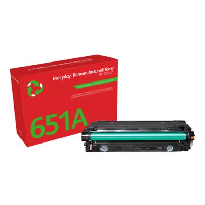 Everyday Zwart Toner vervangt de HP 651A/ 650A/ 307A (CE340A/CE270A/CE740A), 13500 pagina's, Zwart,