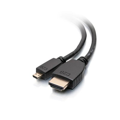 C2G 1,8m hogesnelheid HDMI naar Micro HDMI-kabel met ethernet - 4K 60Hz
