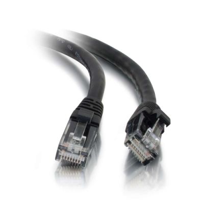 C2G 0,3m Cat5e Booted Unshielded (UTP) netwerkpatchkabel - zwart, 0,3 m, Cat5e, U/UTP (UTP), RJ-45, RJ-45