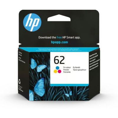 HP Ink/62 Tri-color Cartridge