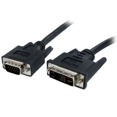 StarTech.com DVI-naar-VGA-beeldschermkabel M/M DVI-naar-VGA (15-pins) 3 m, 3 m, DVI-A, VGA (D-Sub),