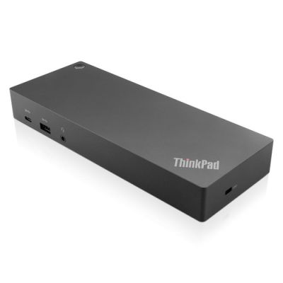 Lenovo 40AF0135UK notebook dock & poortreplicator Bedraad USB 3.2 Gen 1 (3.1 Gen 1) Type-C Zwart