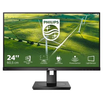 Philips 242B1G/00, 60,5 cm (23.8"), 1920 x 1080 Pixels, Full HD, LED, 4 ms, Zwart