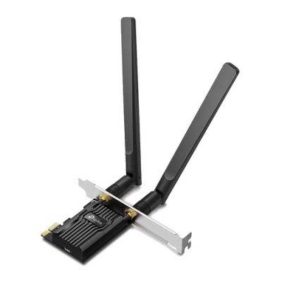 TP-Link Archer TX20E, Intern, Draadloos, PCI Express, WLAN / Bluetooth, 1800 Mbit/s, Zwart