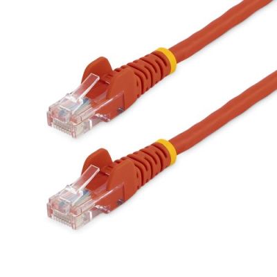 StarTech.com Cat5e Ethernet netwerkkabel met snagless RJ45 connectors UTP kabel 10m rood, 10 m, Cat5