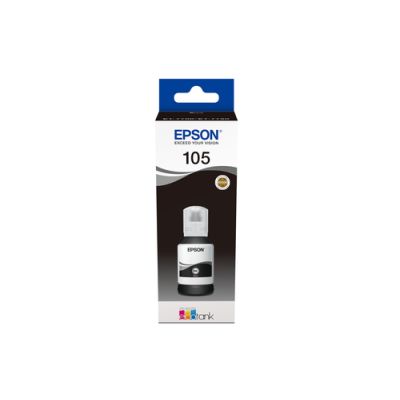 Epson 105 EcoTank Pigment Black ink bottle, Inkt op pigmentbasis, 140 ml, 1 stuk(s)