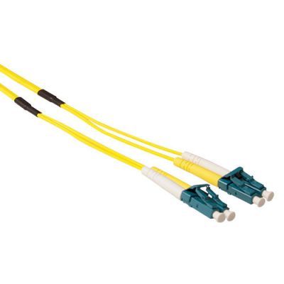 ACT 10 meter Singlemode 9/125 OS2 duplex ruggedized fiber kabel met LC connectoren