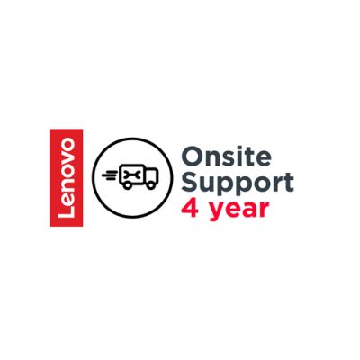 Lenovo 4 Year Onsite Support (Add-On), 4 jaar