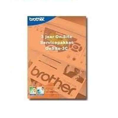Brother 3-year OnSite-3G, 3 jaar, Ter plaatse