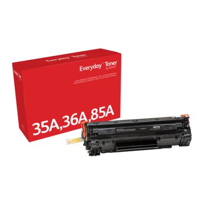 Everyday Zwart Toner vervangt de HP 35A/ 36A/ 85A/ (CB435A/ CB436A/ CE285A/ CRG-125), 2000 pagina's,