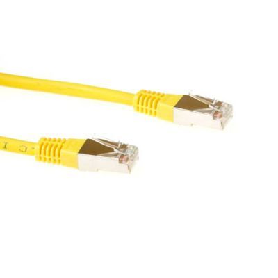 ACT Gele 7 meter LSZH SFTP CAT6 patchkabel met RJ45 connectoren