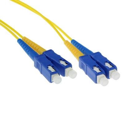 ACT 20 meter LSZH Singlemode 9/125 OS2 glasvezel patchkabel duplex met SC connectoren