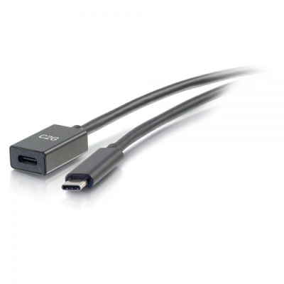 C2G 3ft USB-C naar C 3.1 (Gen 2) verlengkabel van mannelijk naar vrouwelijk (10 Gbps), 0,9 m, USB C,