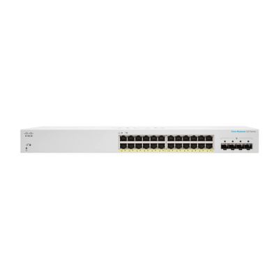 Cisco CBS220-24FP-4X, Managed, L2, Gigabit Ethernet (10/100/1000), Power over Ethernet (PoE), Rack-m