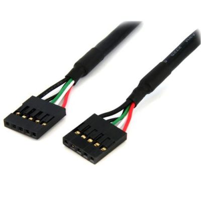 StarTech.com 45 cm Interne 5-Pin USB IDC Moederbord Aansluitkabel F/F, 0,5 m, Vrouwelijk/Vrouwelijk,