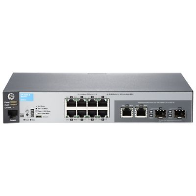 Hewlett Packard Enterprise Aruba 2530-8, Managed, L2, Fast Ethernet (10/100), Full duplex, Rack-mont