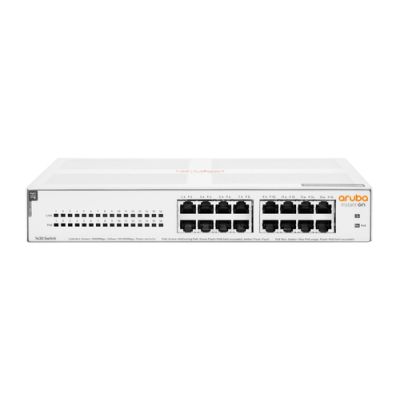 Hewlett Packard Enterprise Aruba Instant On 1430 16G Class4 PoE 124W, Unmanaged, L2, Gigabit Etherne
