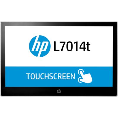 HP L7014t 14-inch retail touchmonitor, 35,6 cm (14"), 1366 x 768 Pixels, LED, 16 ms, Zwart