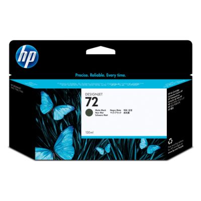 HP 72 matzwarte DesignJet inktcartridge, 130 ml, Hoog (XL) rendement, Inkt op pigmentbasis, Inkt op