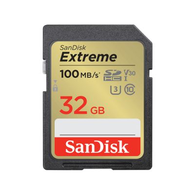 SanDisk Extreme SD UHS-I Card, 32 GB, SD, Klasse 1, 130 MB/s, 60 MB/s, Class 1 (U1)