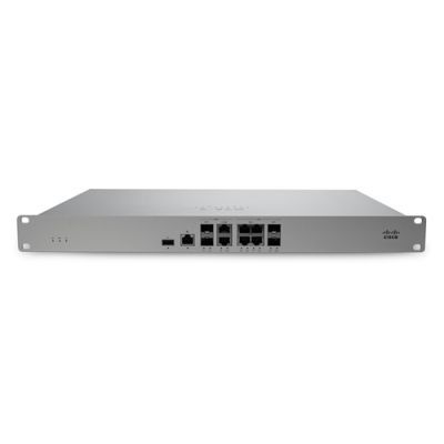 Cisco Meraki MX105-HW, 3000 Mbit/s, 1000 Mbit/s, 750 gebruiker(s), Bedraad, 100-240 V