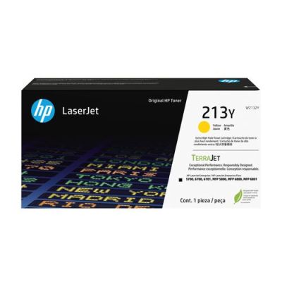 HP 213Y originele extra high-capacity LaserJet-tonercartridge, geel, 12000 pagina's, Geel, 1 stuk(s)