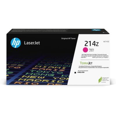 HP 214Z originele ultra high-capacity LaserJet-tonercartridge, magenta, 26000 pagina's, Geel, 1 stuk