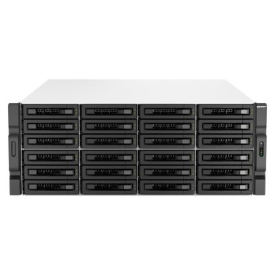 QNAP TS-H3087XU-RP, NAS, Rack (4U), Intel Xeon E, E-2378, Zwart, Wit