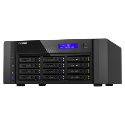 QNAP TS-h1290FX, NAS, Tower, EPYC, 7302P, Zwart
