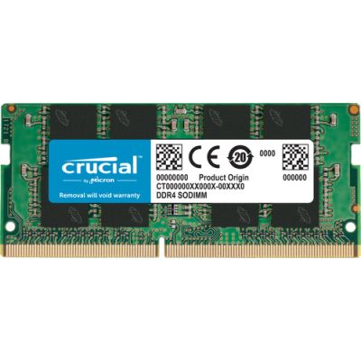 Crucial CT16G4DFRA32AT, 16 GB, 1 x 16 GB, DDR4, 3200 MHz, 144-pin SO-DIMM