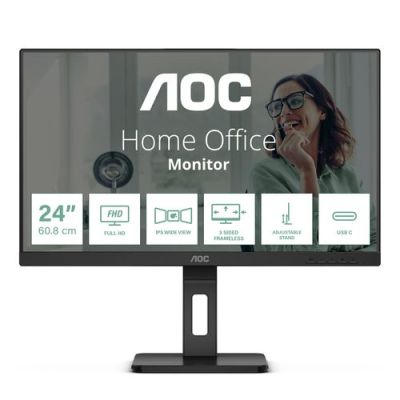 AOC 24P3CV, 60,5 cm (23.8"), 1920 x 1080 Pixels, Full HD, LED, 4 ms, Zwart