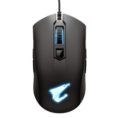 Gigabyte AORUS M4, Ambidextrous, Optisch, USB Type-A, 6400 DPI, Zwart