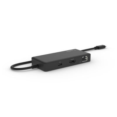 Belkin INC008btBK, USB 3.2 Gen 1 (3.1 Gen 1) Type-C, 86 W, 1000 Mbit/s, Zwart, 4K Ultra HD, 60 Hz