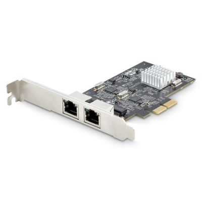 StarTech.com 2-Port 2.5Gbps NBASE-T PCIe Netwerkkaart, Intel I225-V, Dual-Port Computer Ethernet Ada