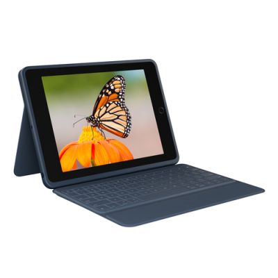Logitech Rugged Combo 3, AZERTY, Frans, 1,8 cm, 1,2 mm, Apple, iPad (7th generation) Model: A2200, A