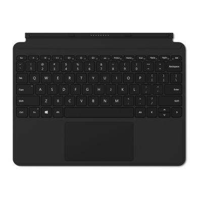 Microsoft Surface Go Signature Type Cover, Italiaans, Trackpad, 1 mm, Microsoft, Surface Go, Zwart