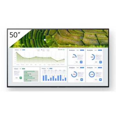 Sony FW-50BZ30L, Digitale signage flatscreen, 127 cm (50"), LCD, 3840 x 2160 Pixels, Wifi, 24/7