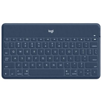 Logitech Keys-To-Go, US International, 1,7 cm, 1,2 mm, Apple, iPad, iPhone, Apple TV, Blauw