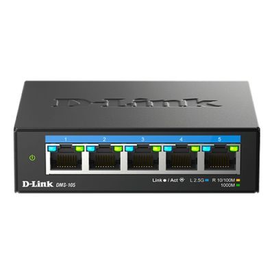 D-Link DMS-105, Unmanaged, 2.5G Ethernet (100/1000/2500)