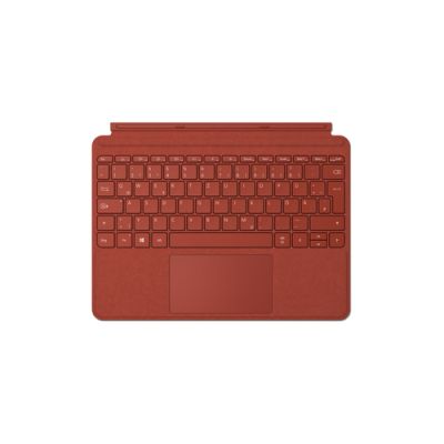 Microsoft Go Type Cover, QWERTZ, Engels, Touchpad, Rood, 245 g, 248 x 190 x 4,6 mm