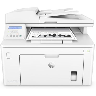 HP LaserJet Pro MFP M227sdn, Printen, kopiëren, scannen, Laser, Zwart-wit afdrukken, 1200 x 1200 DPI, A4, Direct printen, Wit